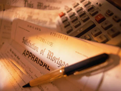 stock image of appraisal document